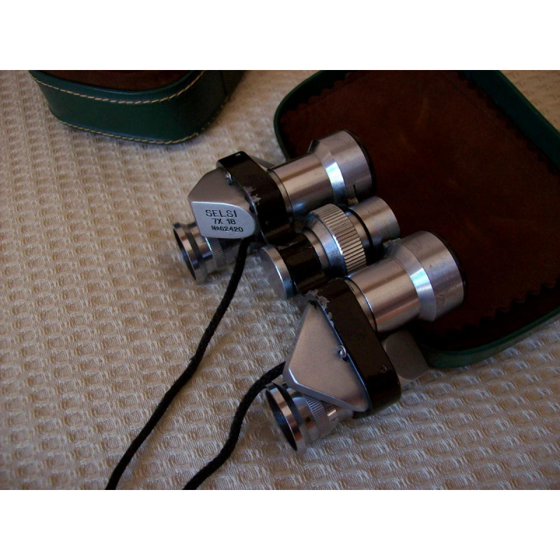 Binoculares S E L S I  7x18 Japan Acero Exc.