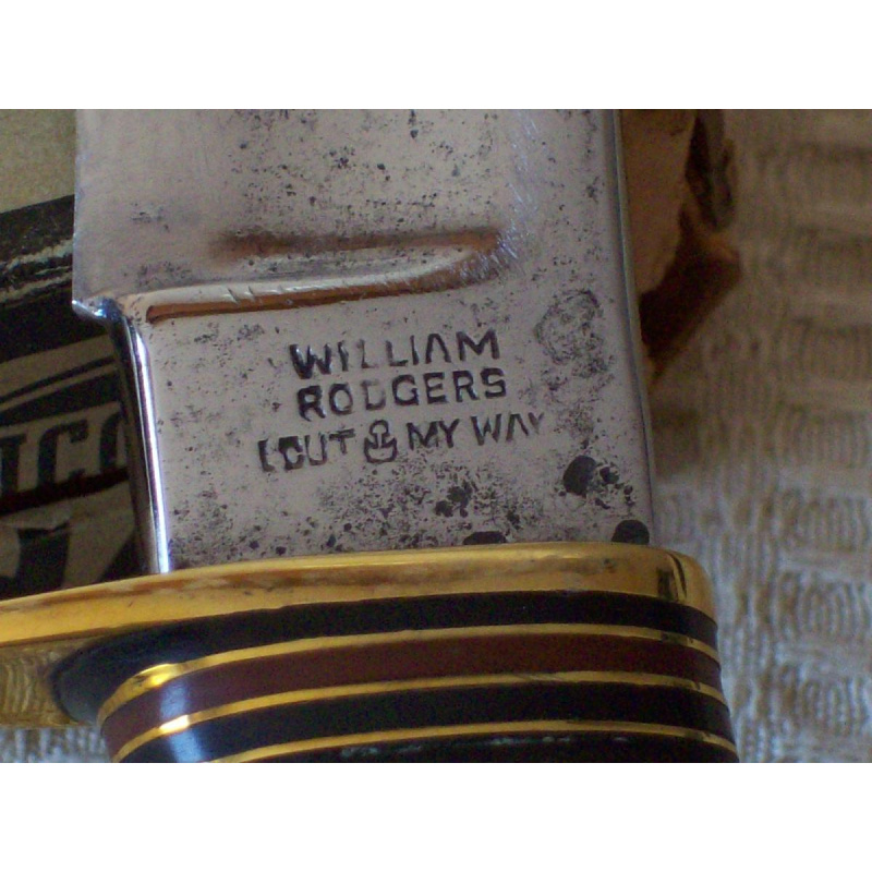 Cuchillo  W I L L I A M - R O D G E R S - "i Cut My Way" Sheffield