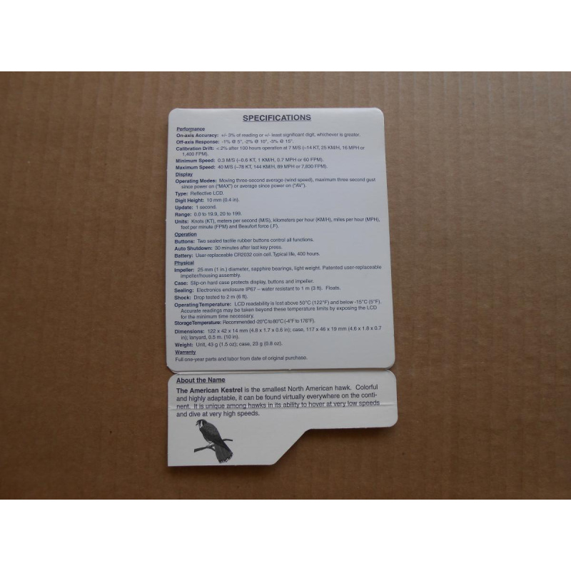 Anemómetro Kestrel 1000