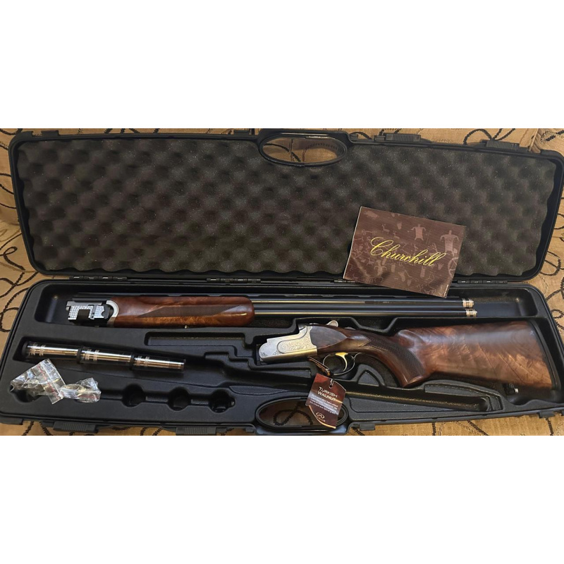Escopeta Akkar Churchill 206 Engrave High (nueva)