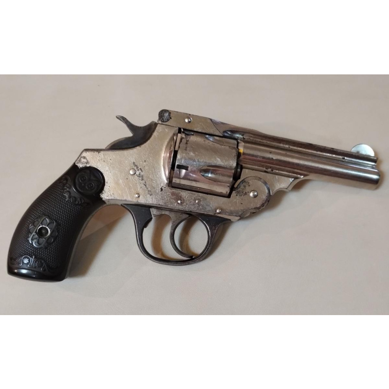 Antiguo Revolver 38 Iver Johnson "lechucero"