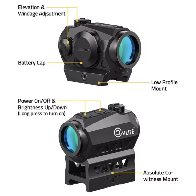 Mira De Punto Verde Cvlife 2 Moa Auto Off