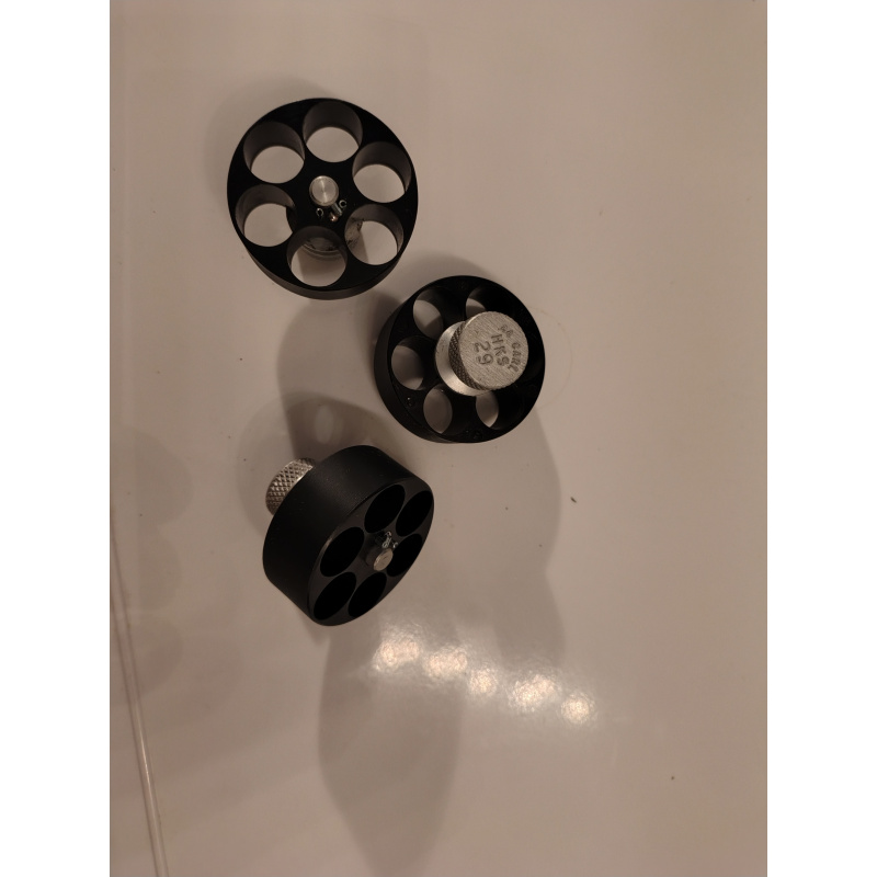 Lote De 3 Speed Loader Hks 29 Para 44 Mg De 6 Alveolos