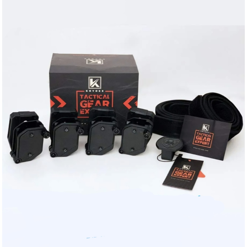 24 Cuotas De $11000 Cinturon Tactico + 4 Porta Cargadores Krydex Talle Xl