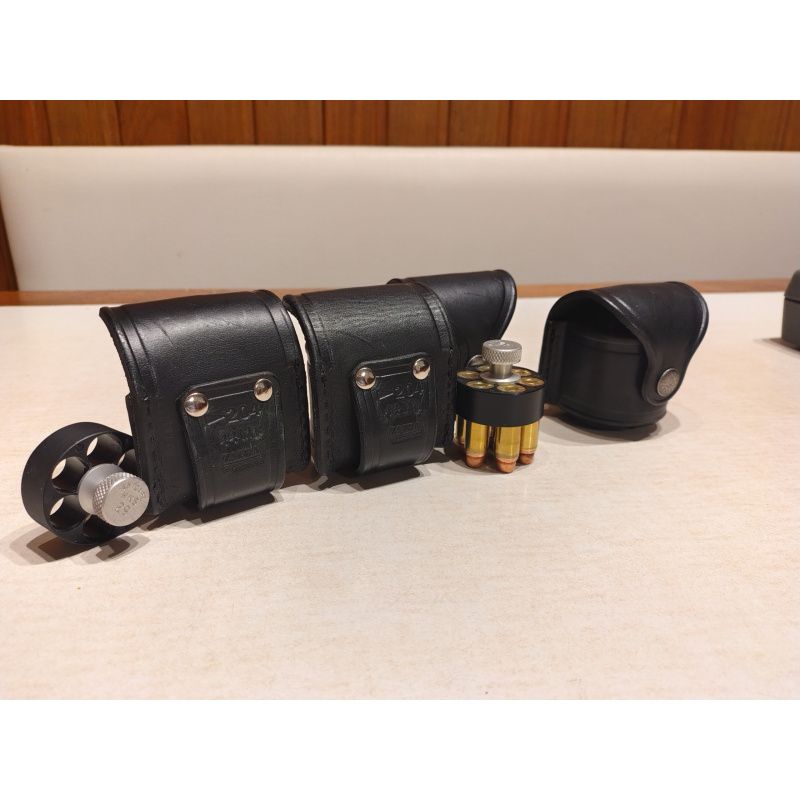 4 Speed Loaders  44 Mg Y Sus 4 Estuches