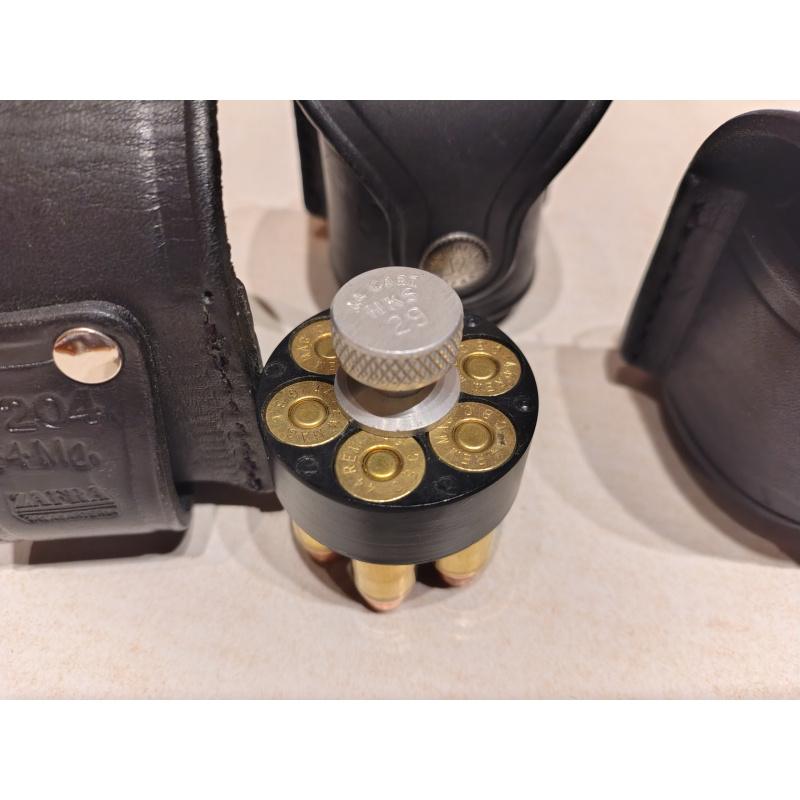 4 Speed Loaders  44 Mg Y Sus 4 Estuches