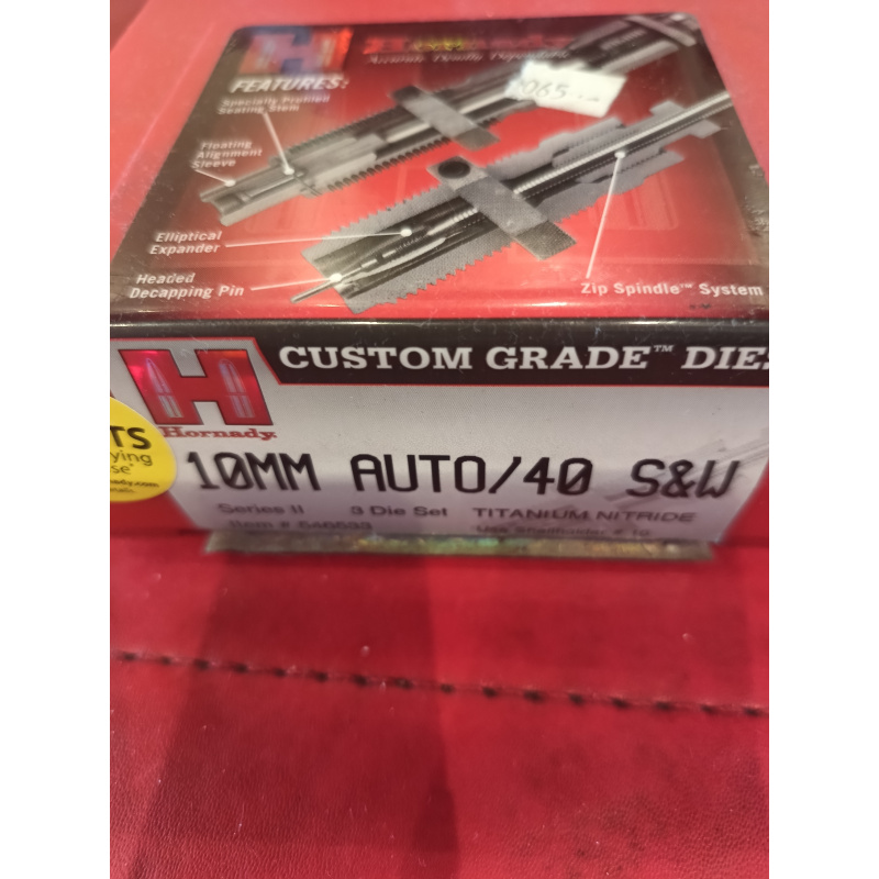 Dies Hornady Cal 40 O 10 Mm