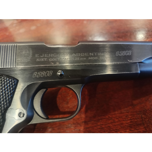 Pistola Fm Sistema Colt 1927 Ejército Argentino