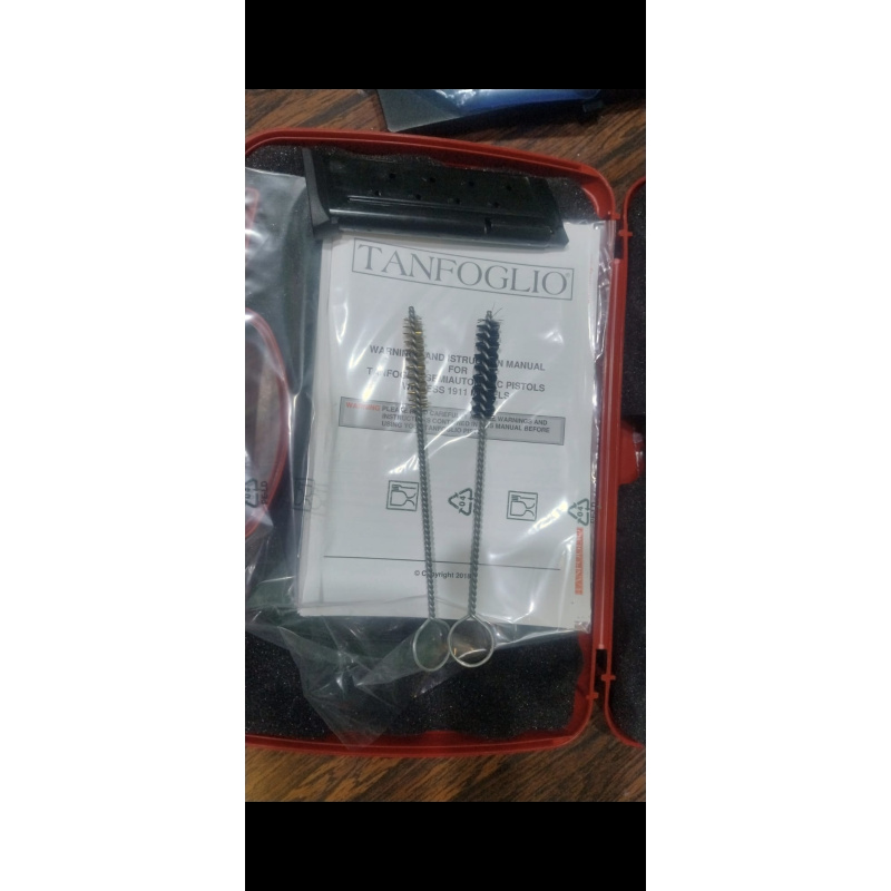 Pistola Tanfoglio Witness 1911 9mm Custom Inox Con Cuim