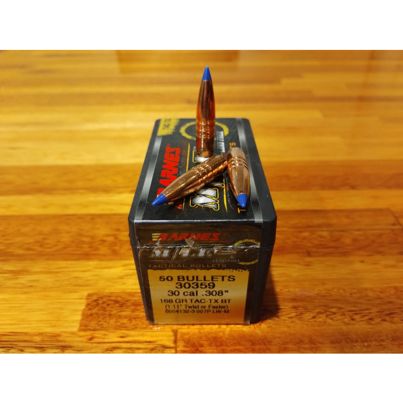 Puntas Barnes Tac-tx Bt Cal 30 De 168 Grs