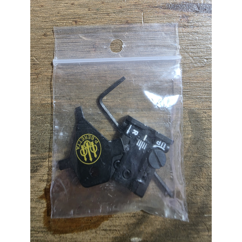 Punto De Mira Trasero Ajustable Para Beretta 92, 96, 98, M9, Stock, Brigadier