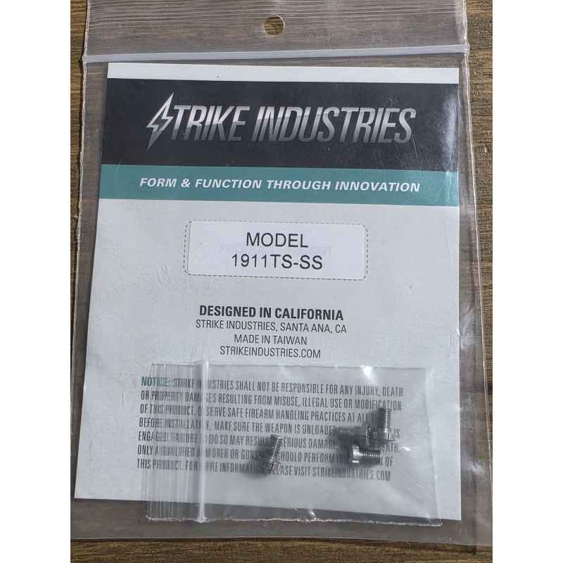 Set De 4 Tornillos 1911 De Acero Inox