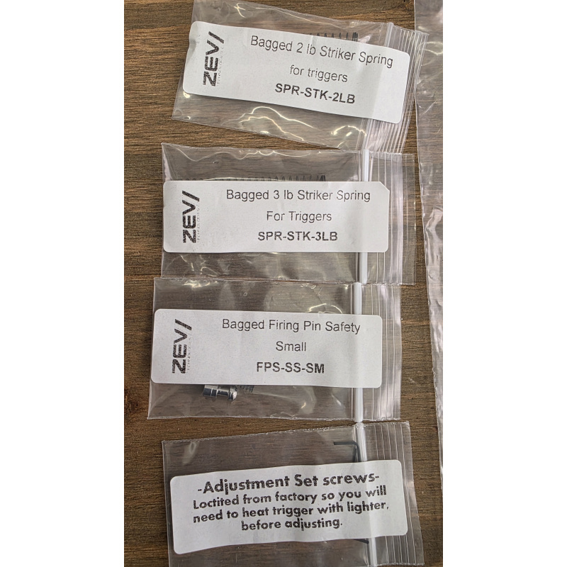 Kit De Disparador Zev Fulcrum Adj Trigger Para Glock