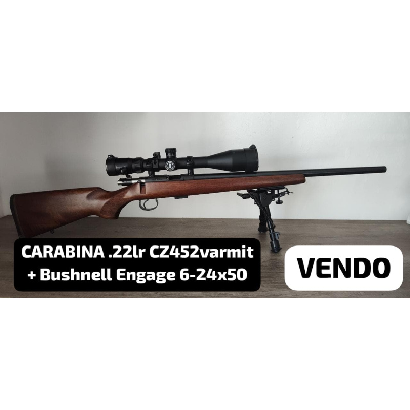 Cz 452 Varmit + Bushnell Engage 6-24x50