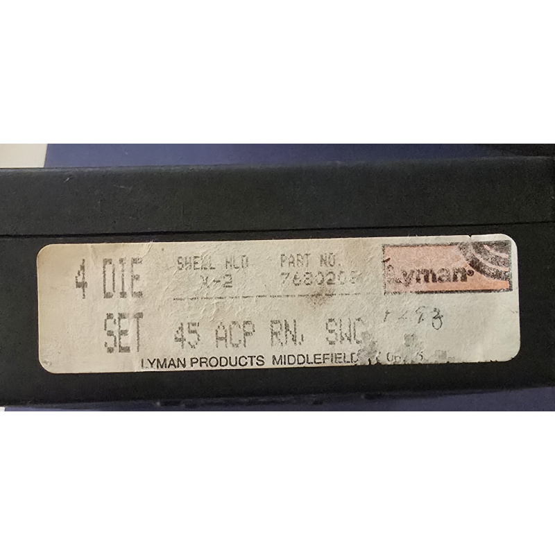 Dies Marca Lyman Cal 45 Acp