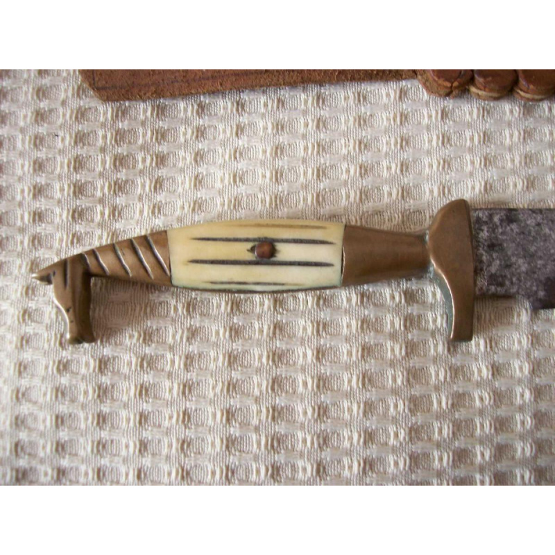 Antiguo Cuchillo Artesanal Mexicano