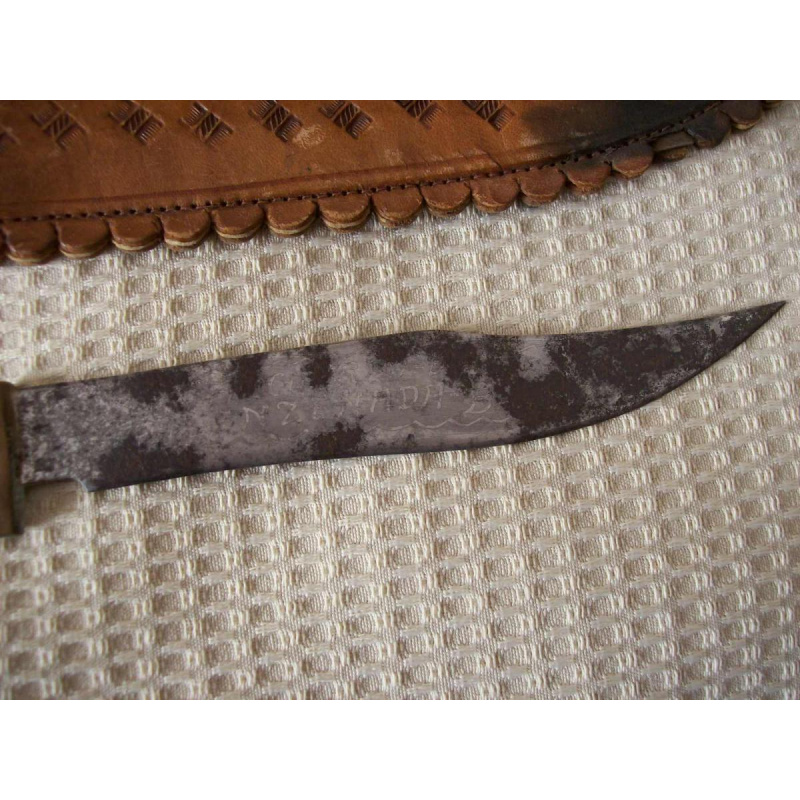 Antiguo Cuchillo Artesanal Mexicano