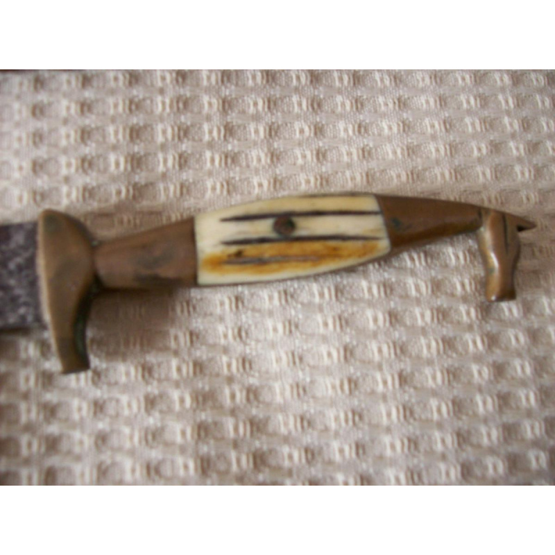 Antiguo Cuchillo Artesanal Mexicano