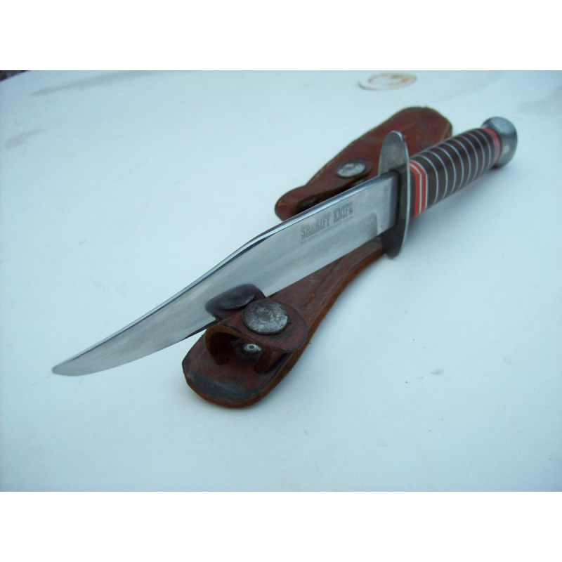 Bowie M U N D I A L  Mod Sheriff Knife 1985 Brazil Cuchillazo