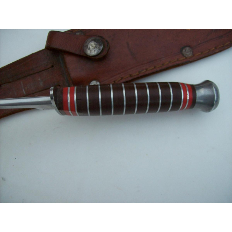 Bowie M U N D I A L  Mod Sheriff Knife 1985 Brazil Cuchillazo