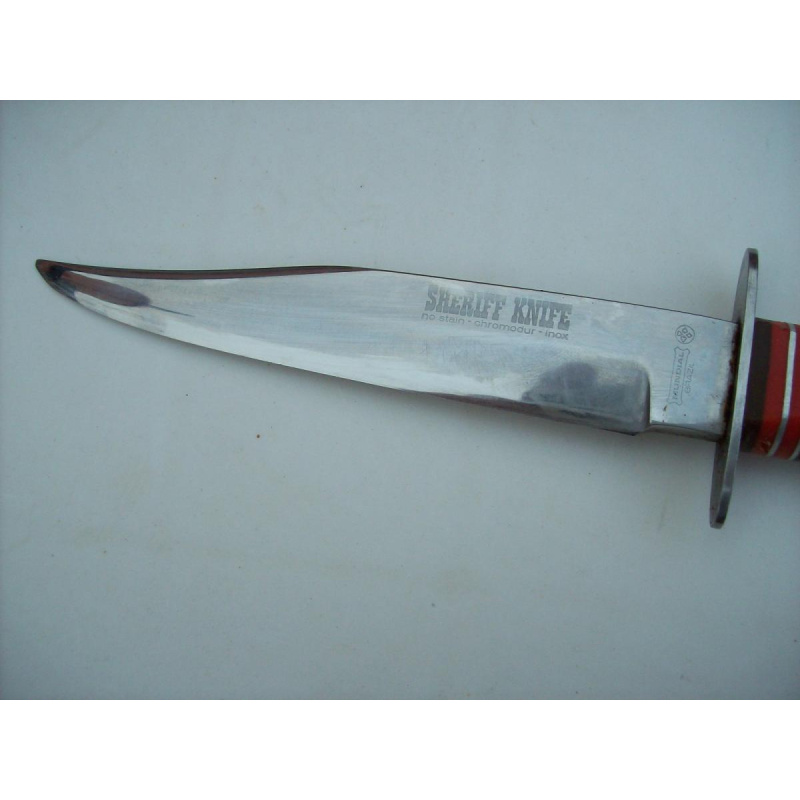 Bowie M U N D I A L  Mod Sheriff Knife 1985 Brazil Cuchillazo