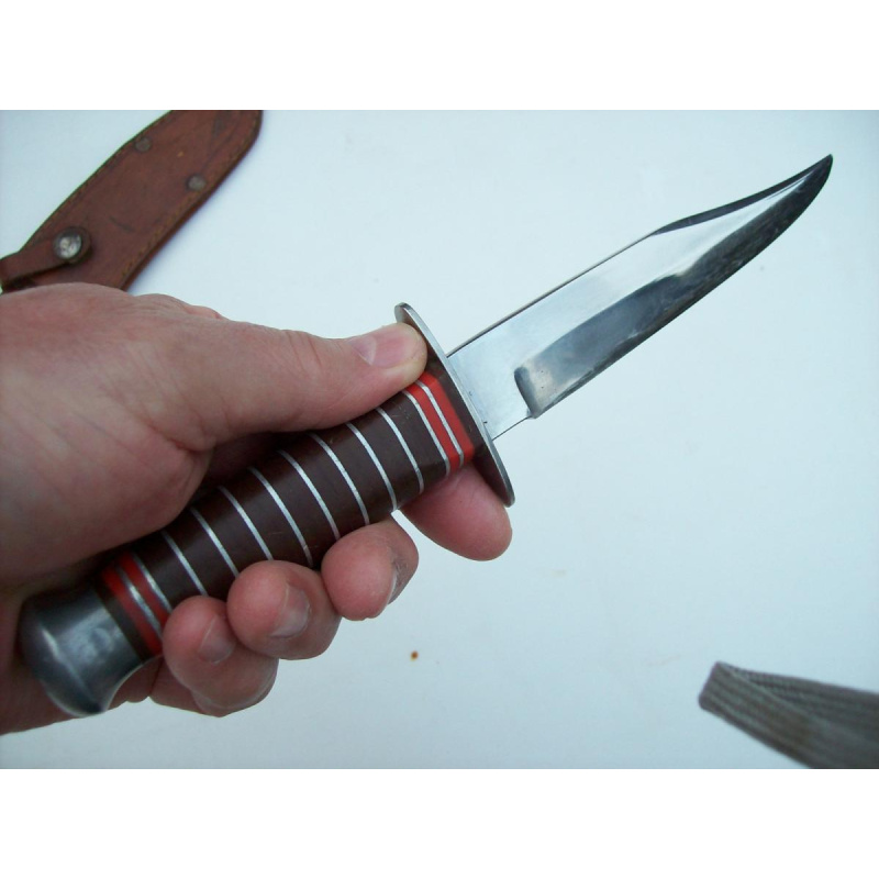 Bowie M U N D I A L  Mod Sheriff Knife 1985 Brazil Cuchillazo