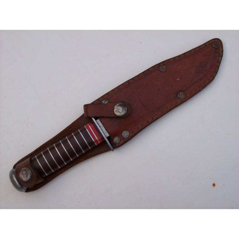 Bowie M U N D I A L  Mod Sheriff Knife 1985 Brazil Cuchillazo
