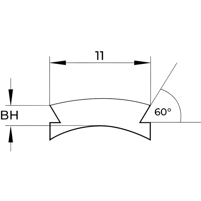 Anillas Para Riel  11mm Round