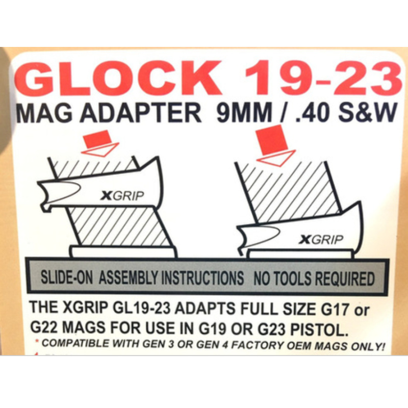 Glock - 2 Grip's Adaptadores De Glock - Nuevos. Valor X Los 2.