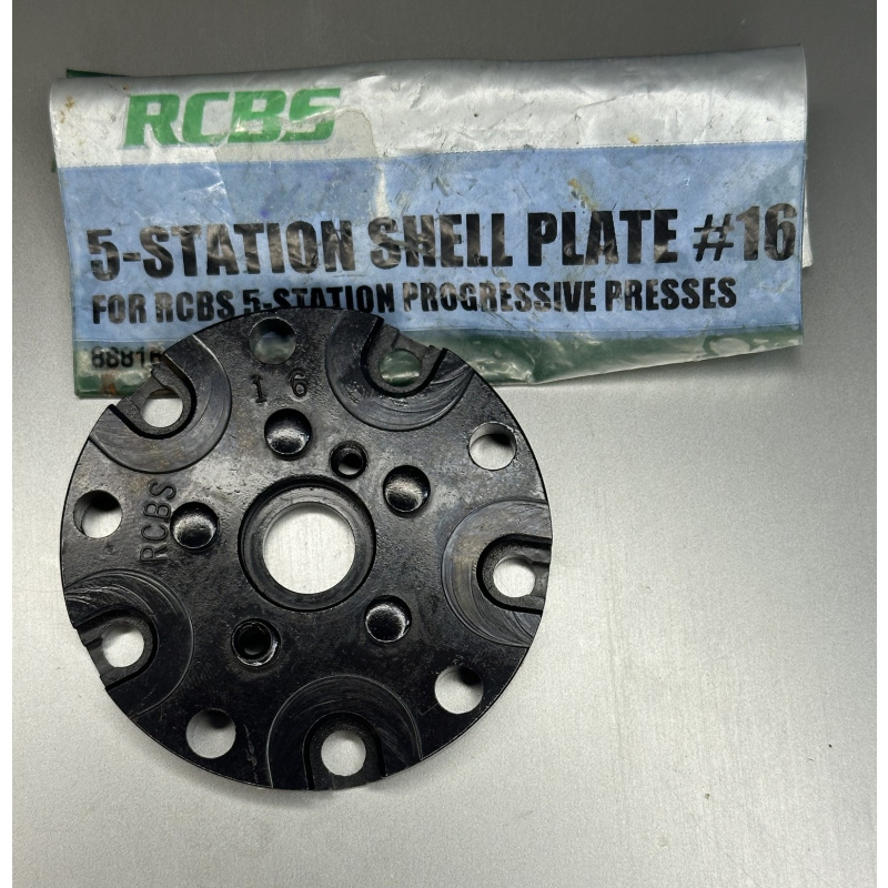 Shell Plate Rcbs N°ro 16 De 5 Estaciones
