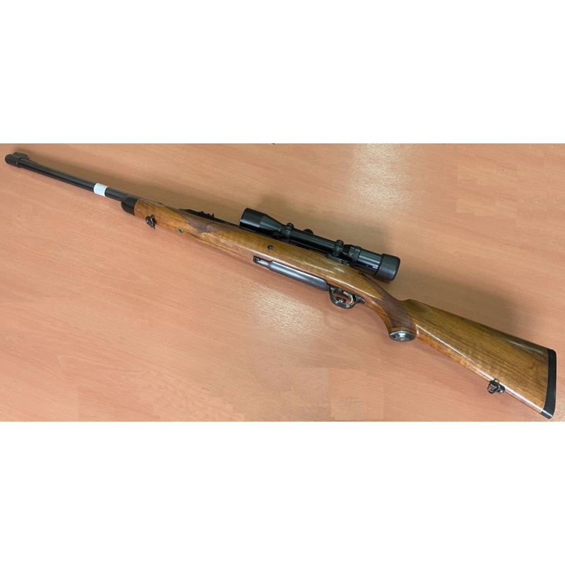 Ruger Safari 375 H&h Magnum Con Mira Schmidt & Bender 1,5-6x42, 30mm, Y Dies