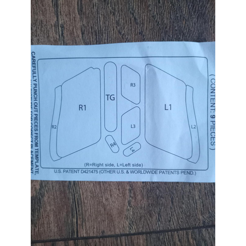 Glock G19 / G20-21 Adhesivos Lija Decal Grip Usa