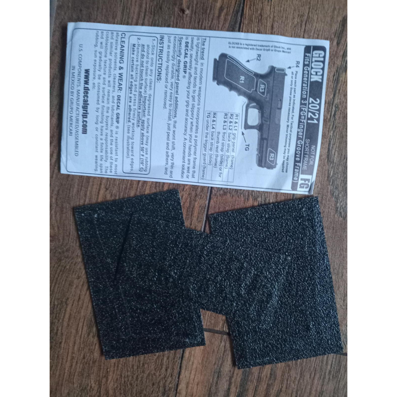 Glock G19 / G20-21 Adhesivos Lija Decal Grip Usa
