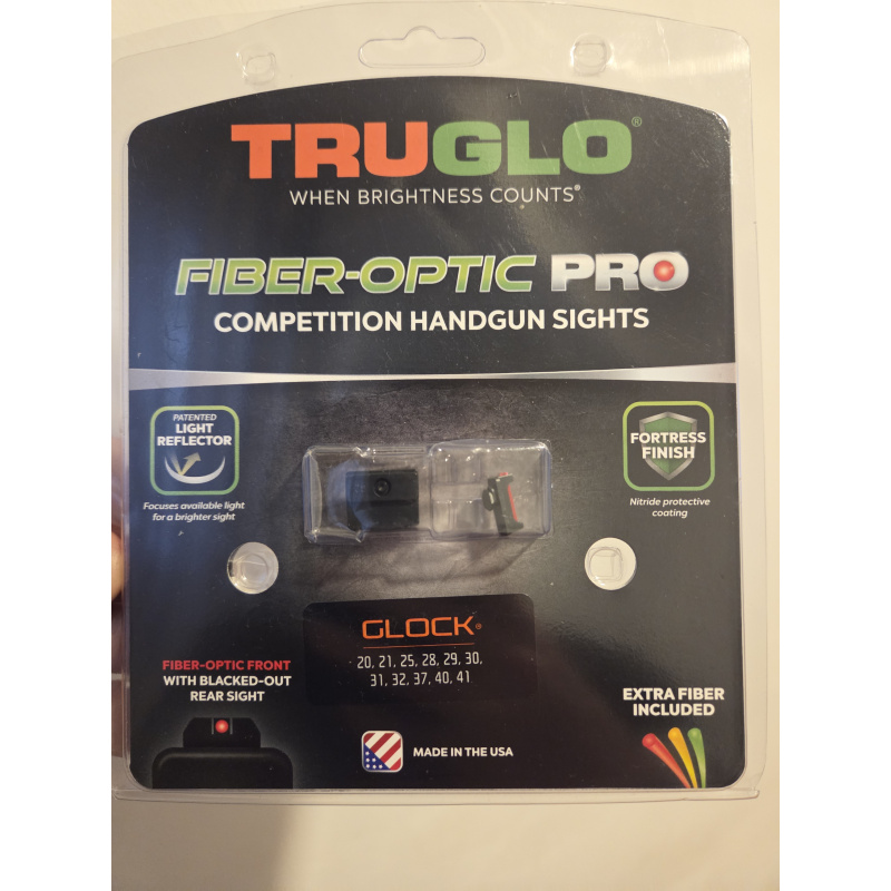 Alza Y Guion Truglo Fibra óptica Glock 17 Tg132g2
