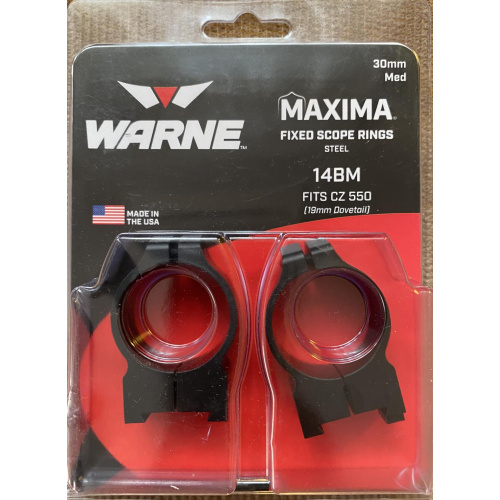 Montaje Con Anilla Marca Warne Cz 550 30mm Medias Nuevos Usd150