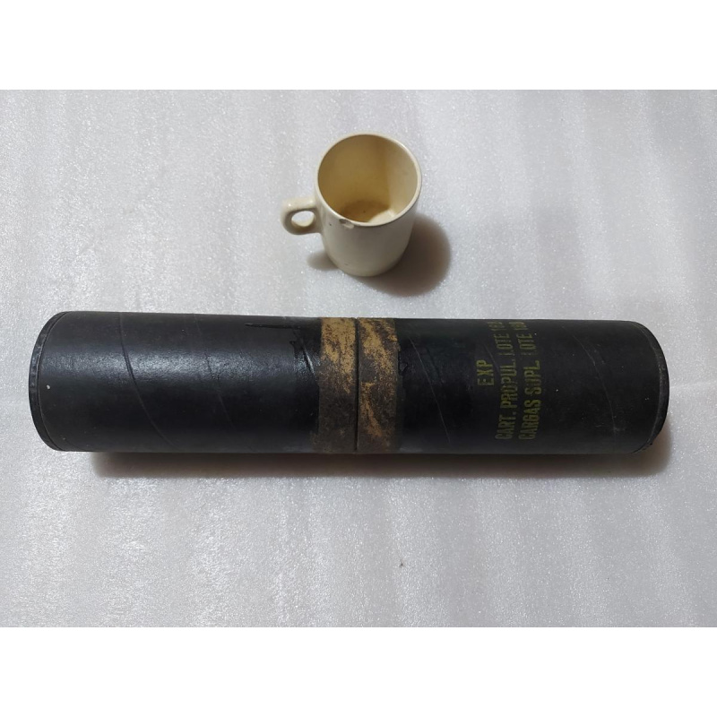 Estuche De Proyectil Mortero De 81mm Original Unico Coleccion