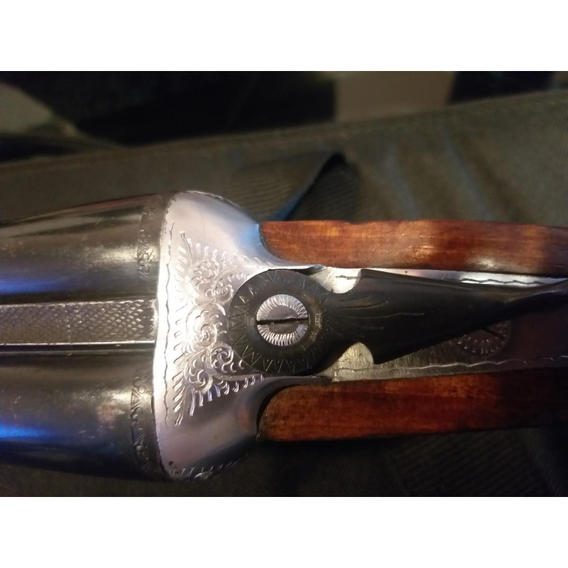 Escopeta Yuxtapuesta Ascencio Zabala Calibre 12 De 2 Cañones