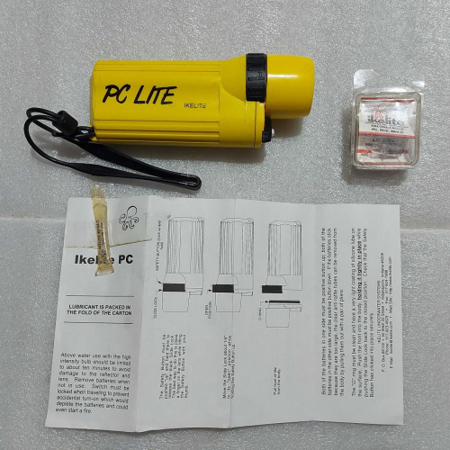 Linterna Buceo Estanca Nautica Ikelite Pc Lite Alogena Usada