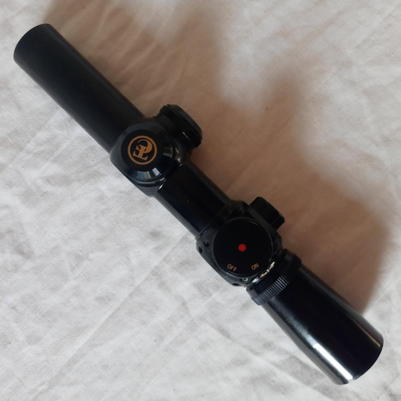 Mira De Pistola / Revolver / Scout 3x Reticulo Iluminado Japon