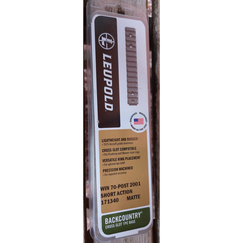 Riel Picatinny Para Winchester 70 Post 2001 Acción Corta