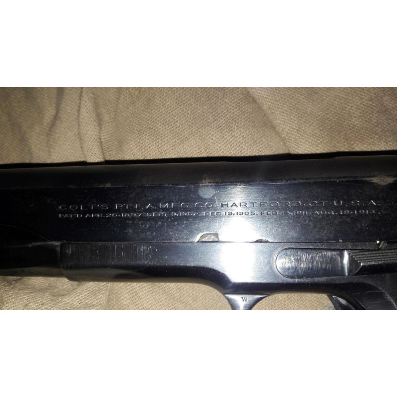 Pistola Colt  Semiautomática Calibre 45 Modelo Government