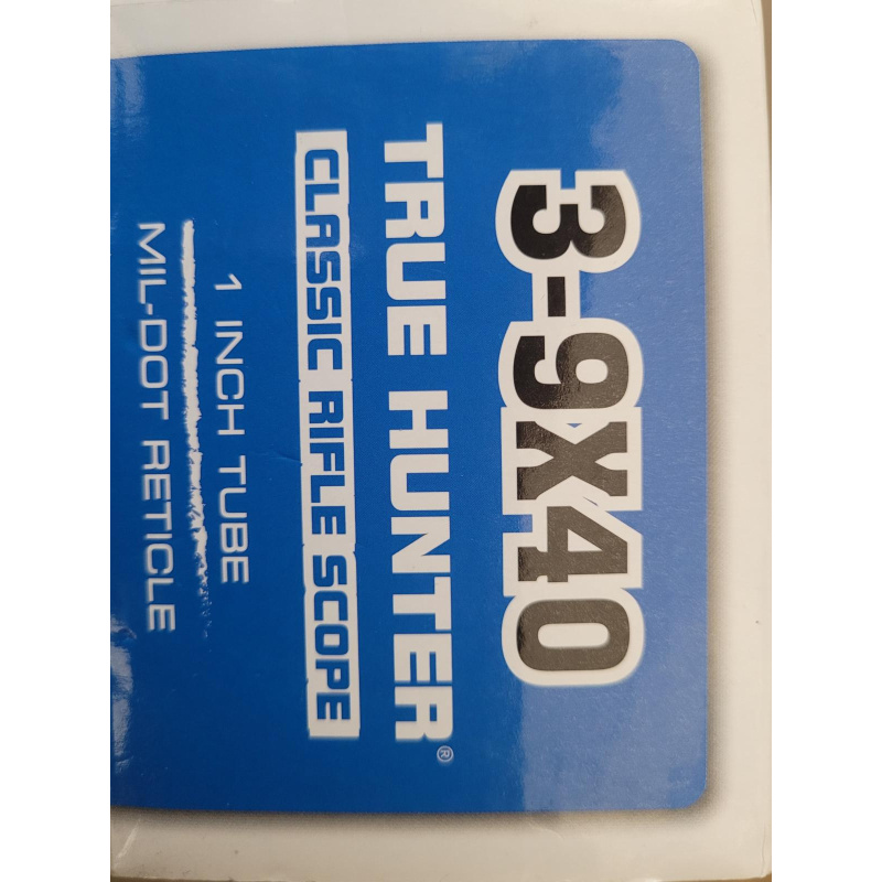 Mira Utg True Hunter (ts) 3-9x40 Reticulo Mil Dot !!