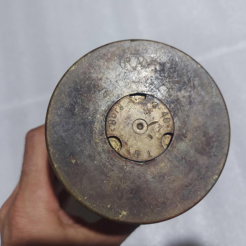 Vaina Cañon 75mm 1910 Ind Alemana Para Argentina