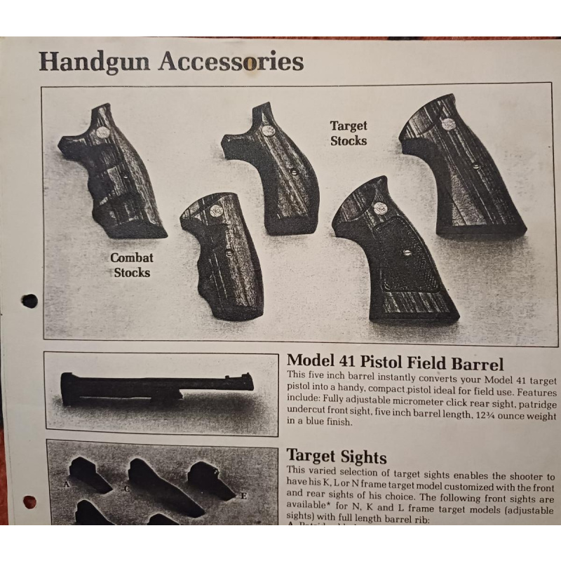 Smith Y Wesson Cachas De Nogal Goncalo Alvez Frame K - L