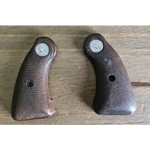 Cachas De Madera Originales Colt Detective 38 Special