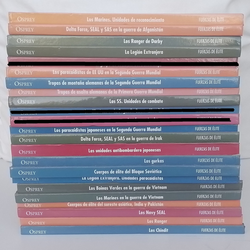 Colección Fuerzas De élite De Osprey Libros A Elección