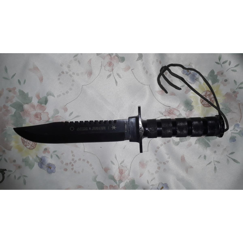 Cuchillo Aitor Jungle King Negro 16016 (made In Spain)