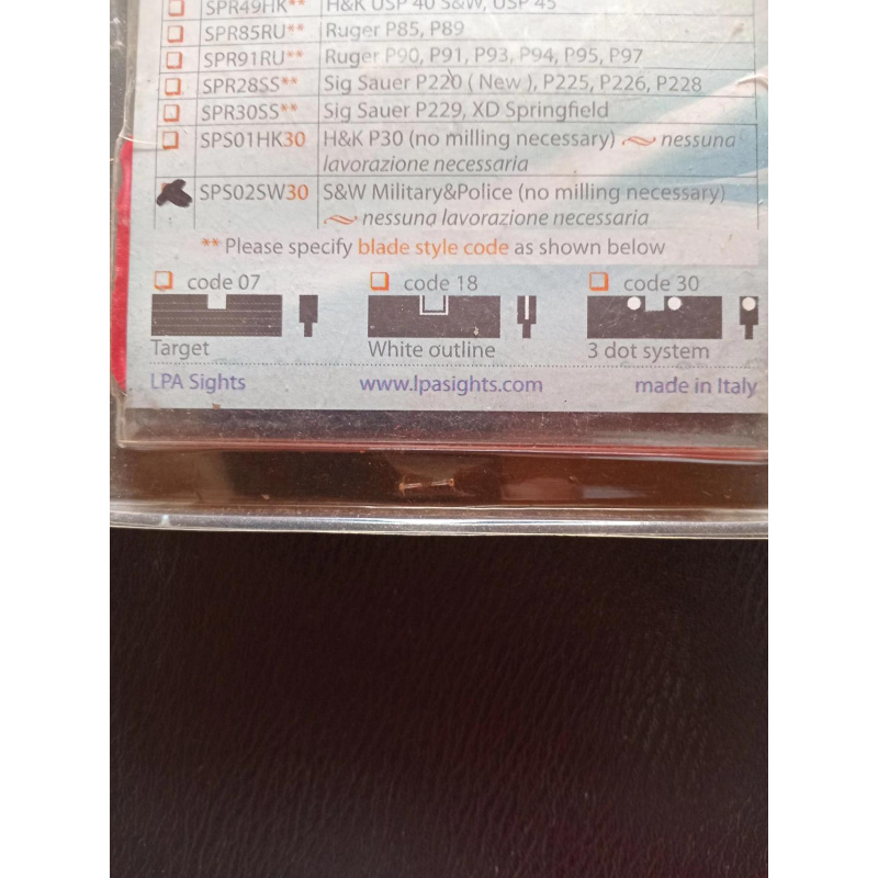 Smith Wesson M&p Ajustables Lpa