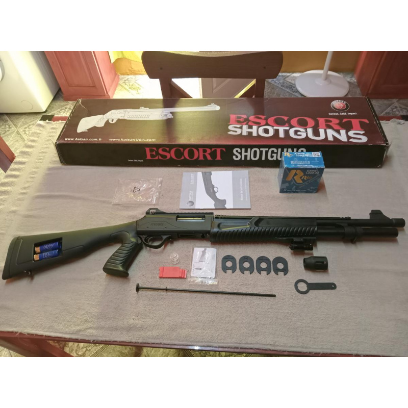 Escopeta Hatsan Escort Mp 12 Nueva Sin Disparar Con Accesorios