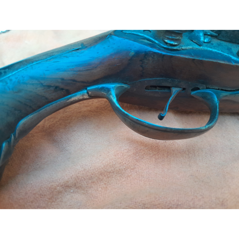 Pistola Española Sistema Miquelete Reformada A Percusion